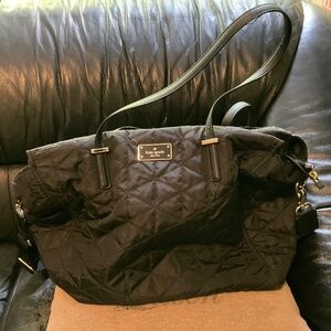 Kate Spade Black Quilted Bag